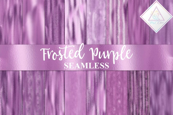 Frosted purple, digital paper, lavender texture, abstract plum, seamless patterns, glass effect, frozen icy sheet, foils backgrounds, irride Il_570xn