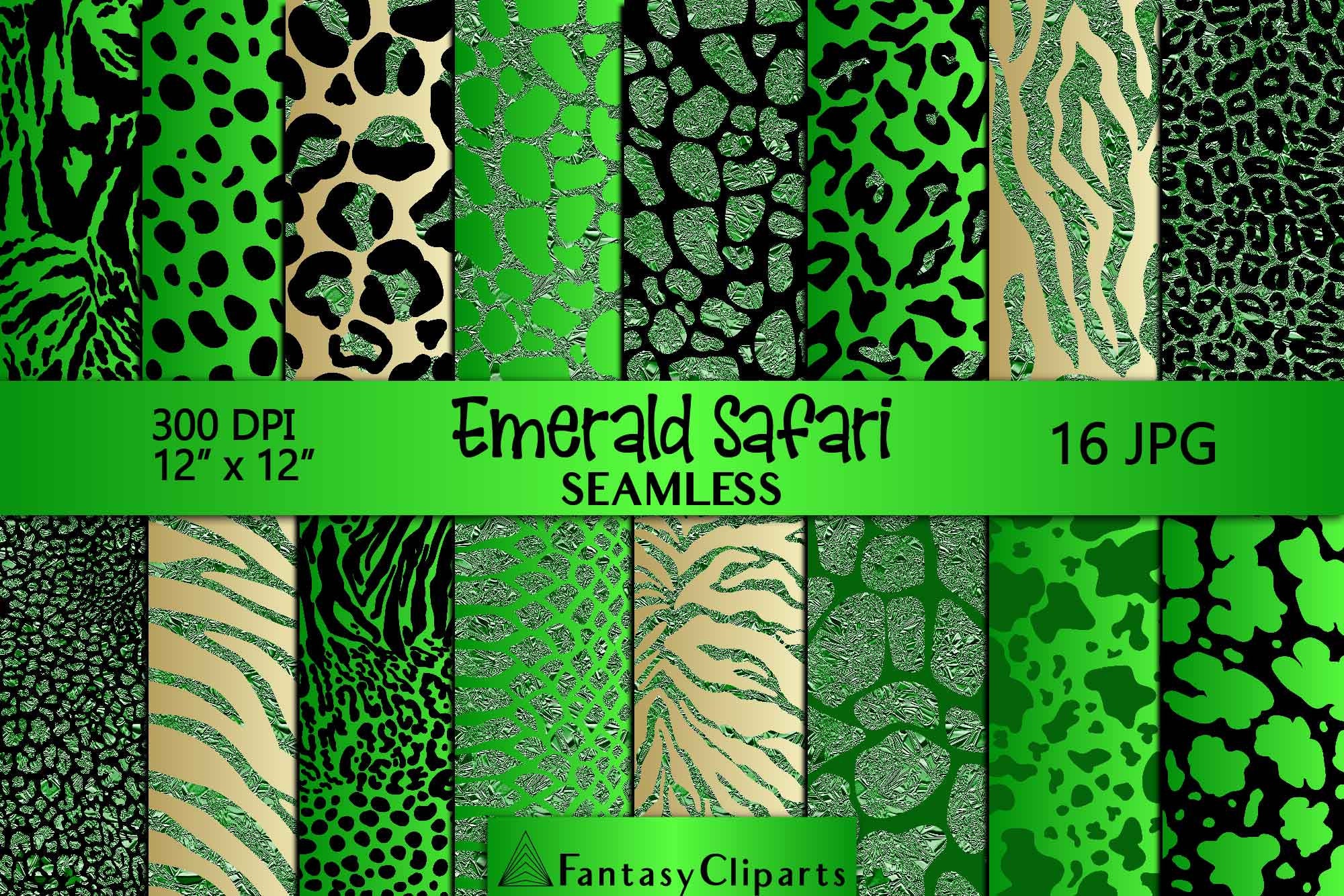 Green Leopard Print 