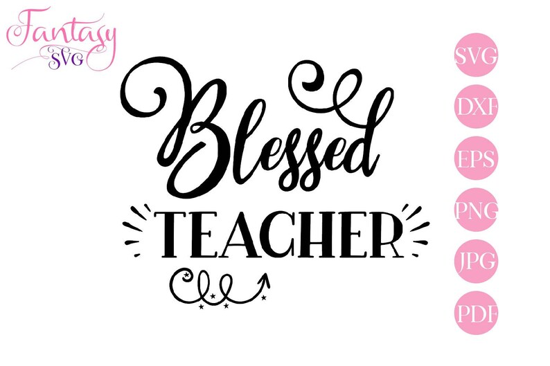 Download Blessed teacher svg school teaching teacherlife cut files ...
