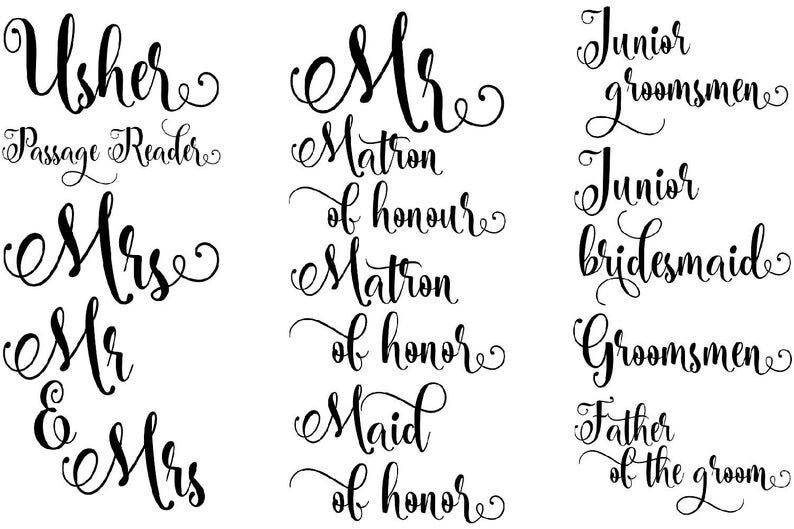 Download Wedding party role svg cut files cricut bride groom bundle ...