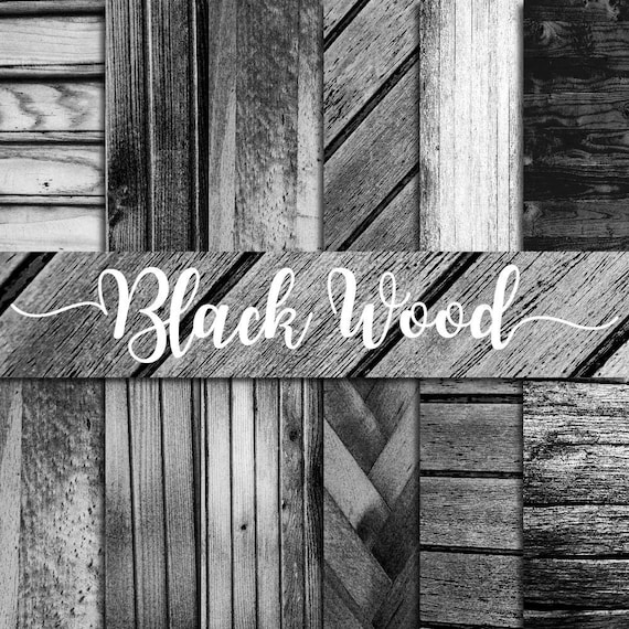 Black wood texture, wooden background, digital paper, wood textures jpg, black backgrounds, whimsical wood, fantasy cliparts, distressed pat Il_570xn
