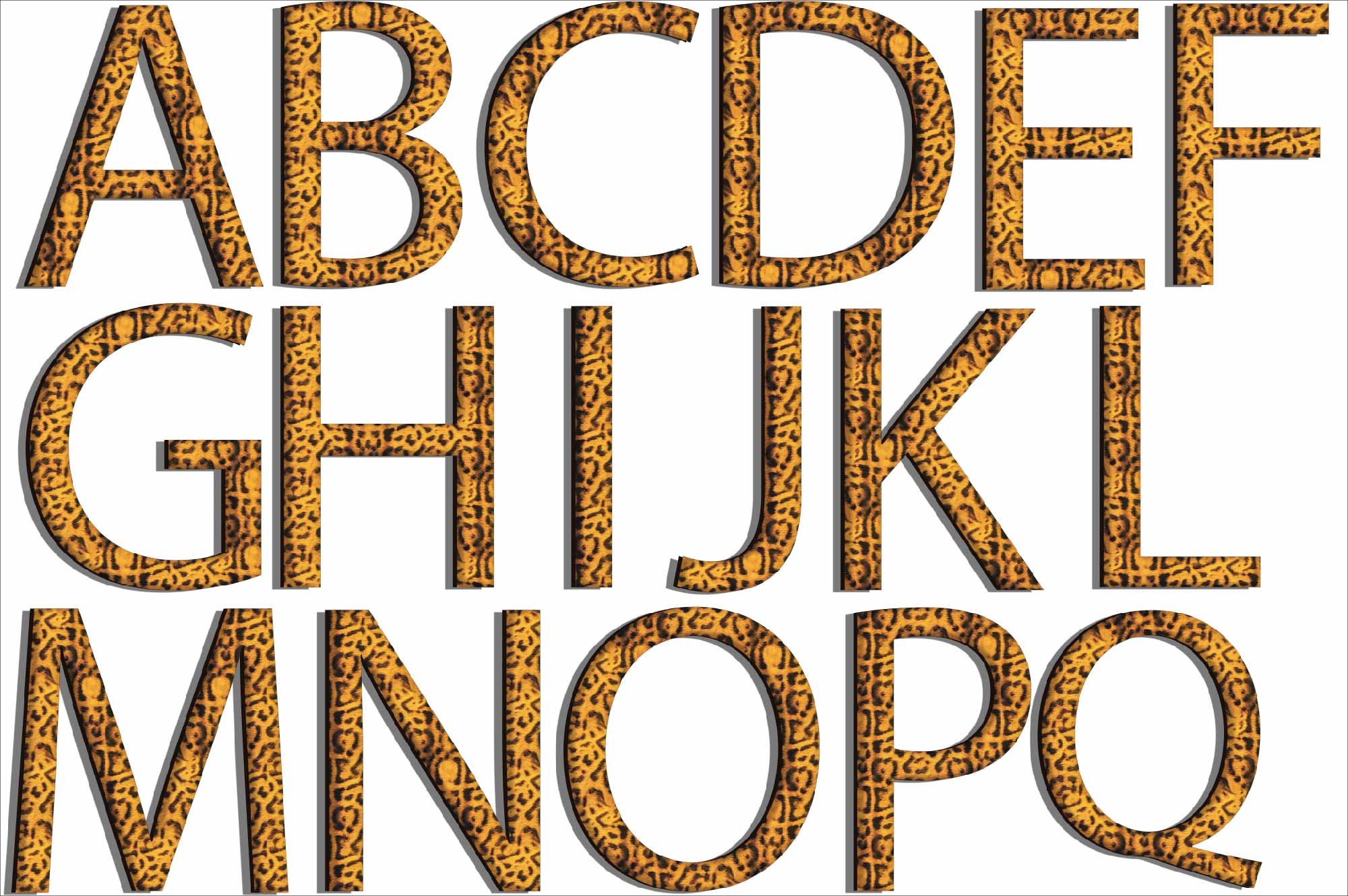 Fell Auf Dem Geweih 4 Buchstaben Pelz alphabet realistisches Fell Buchstaben Clipart Letter - Etsy.de