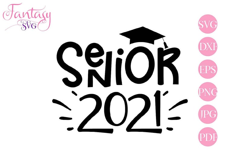 Download Senior 2021 grad hat cap svg cut files cricut graduate | Etsy