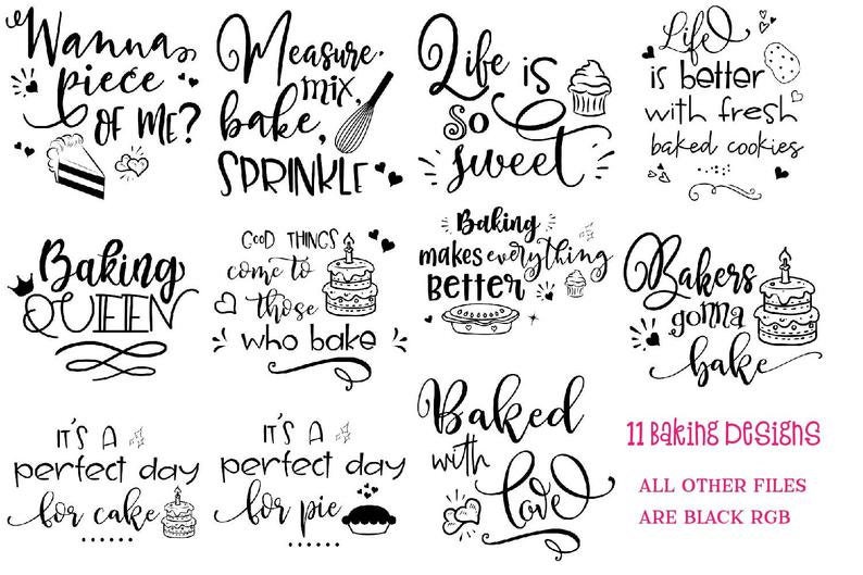 Download Baking bundle svg cut files cricut cooking kitchen home | Etsy