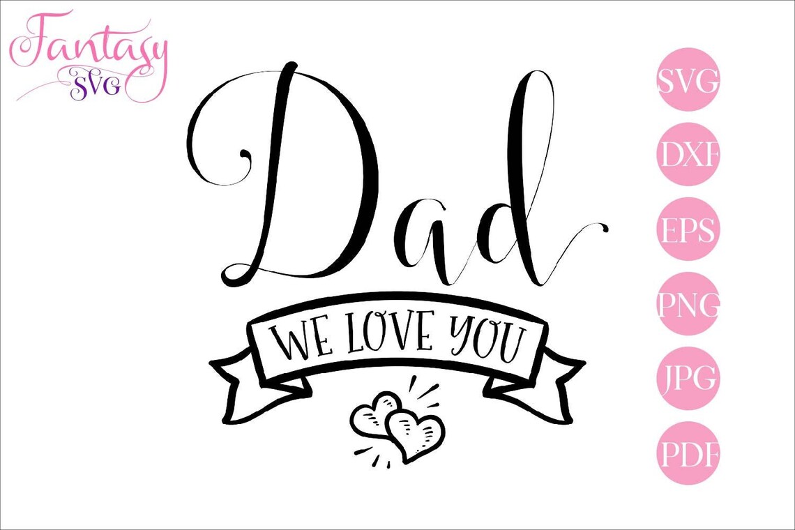 Papa wir lieben dich svg cut files Vatertag Papa Papa Etsy