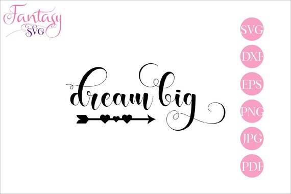 Download Dream big svg, svg cut file cricut, silhouette cameo 3 ...