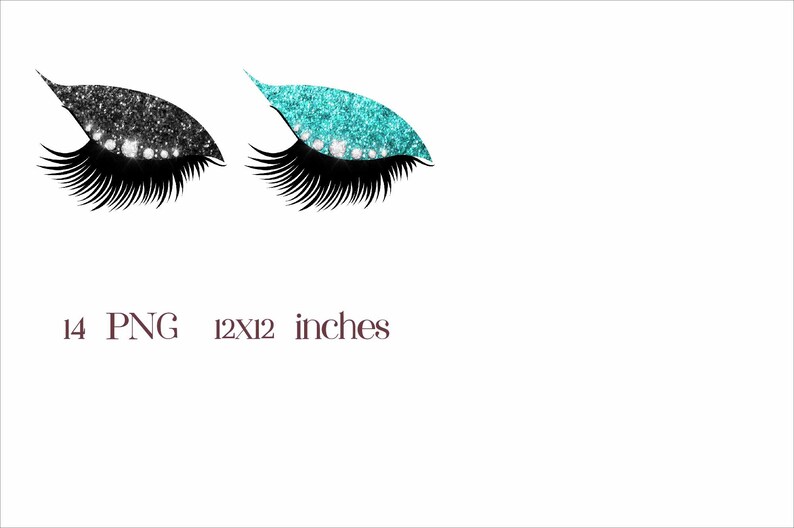 Glitter Lashes Sparkling Diamonds Rose Gold Lash Eyelash Etsy