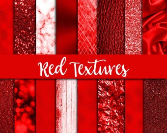 Red textures digital paper made by fantasy cliparts, glitter backgrounds with sequin and luxury silk, hot gothic brushed metal in jpg format