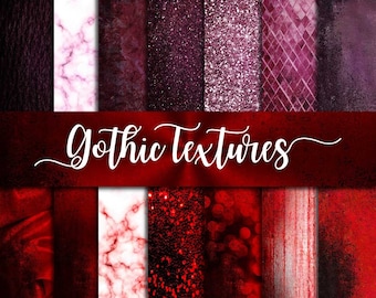 Gothic textures, distressed texture, digital paper, halloween glitter, victorian silk jpg, red bokeh marble, purple grunge, abstract backg