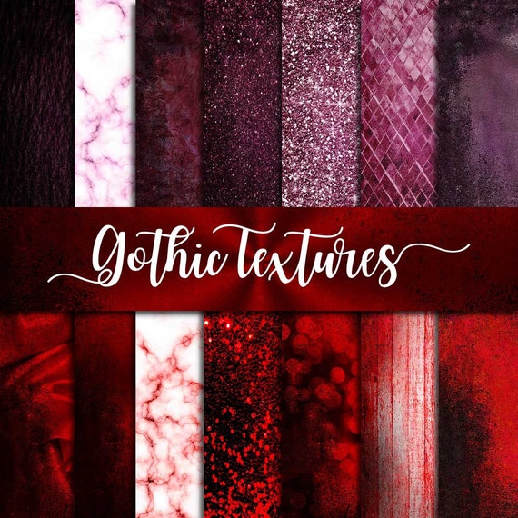Gothic textures, distressed texture, digital paper, halloween glitter, victorian silk jpg, red bokeh marble, purple grunge, abstract backg Il_570xn