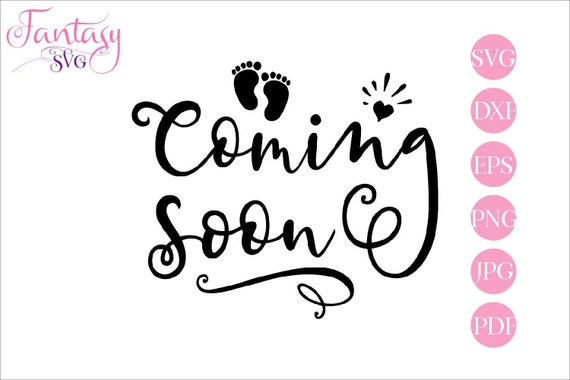 Download Coming soon svg baby footprint pregnant announcement mommy ...