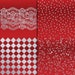 Royal Red & Silver Digital Paper Silver Glitter Pattern - Etsy