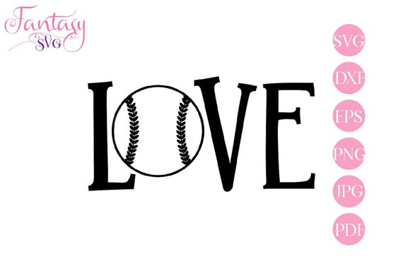 Download Love Baseball Svg Cut File Game Ball Seams Stitches Fun Lover Player Mom Sister Cute Cuttable Sports Life Softball Vector T Shirt D By Fantasy Cliparts Catch My Party