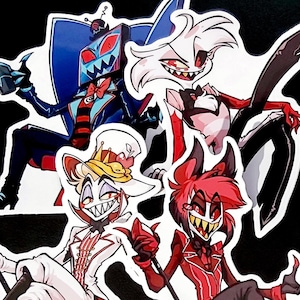 HAZBIN HOTEL Stickers 3&quot; Vinyl