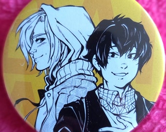 Ash and Eiji Badge Extra Big Pin 58mm