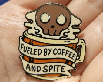 Coffee & Spite Hard Enamel Pins 3.5mm