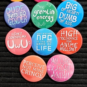 Meme Badge Pins 38mm