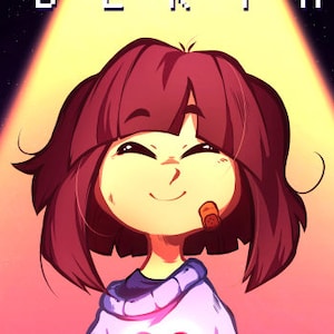 Frisk and Flowey A4/A3 Poster