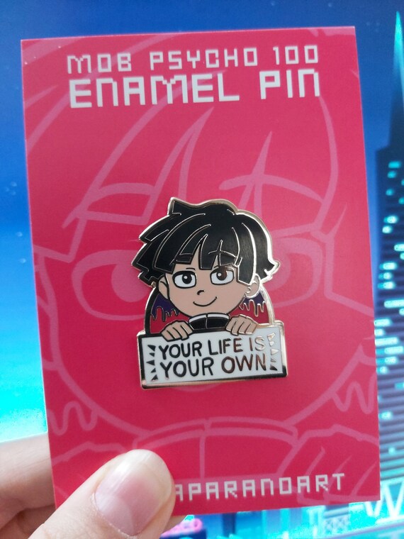 Mob Psycho 100 Enamel Pins Reigen Arataka