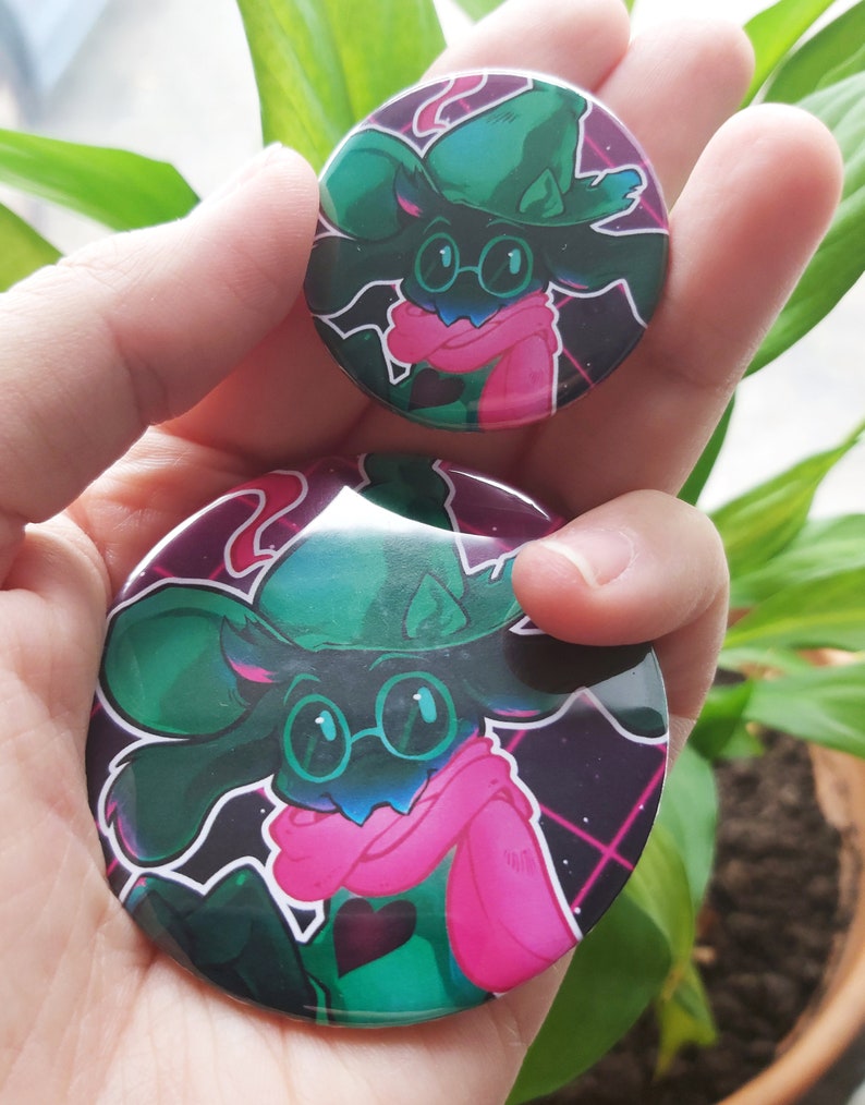 Deltarune Pin Badges Various Sizes 38mm and 58mm - Etsy