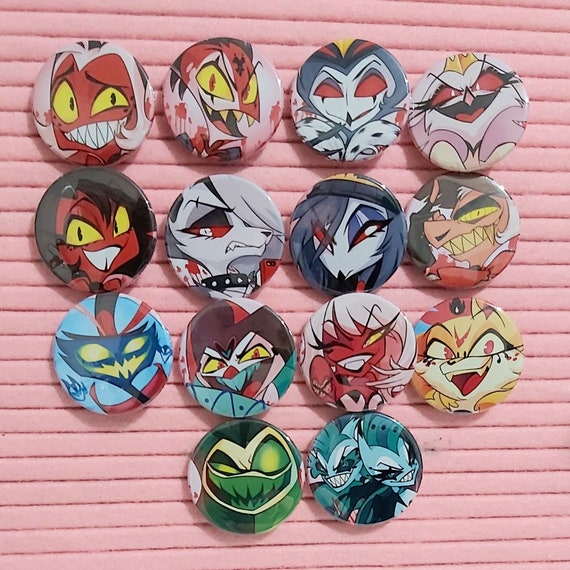 HelluvaBoss ピンズ　ピンバッジ まとめ売り ヘルヴァボス HELLUVA BOSS 38mm Pinback Badges - Etsy