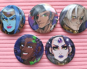 Hades Big Badges 58mm Pins