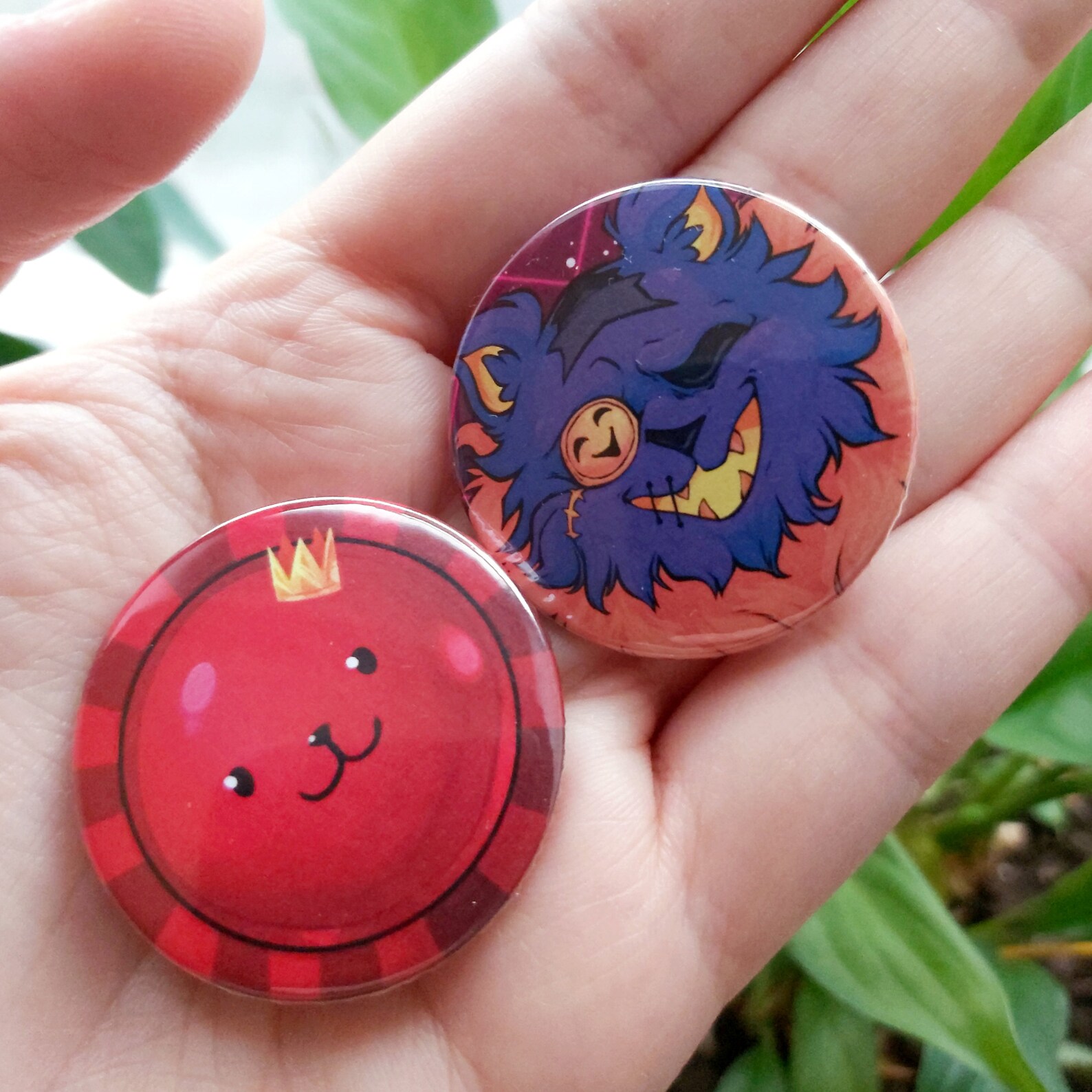 Deltarune Pin Badges Various Sizes 38mm and 58mm - Etsy