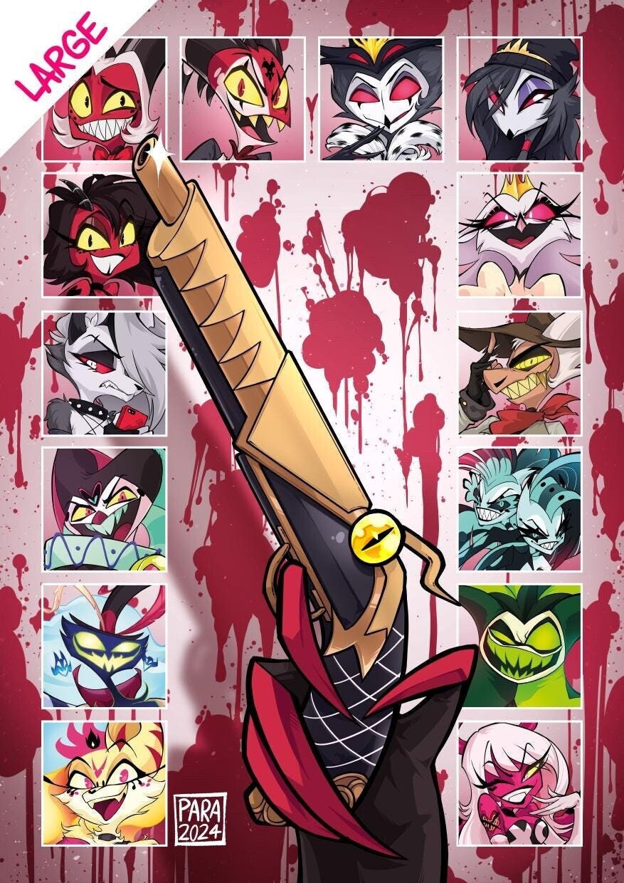 HELLUVA BOSS Poster A3 Large - Etsy