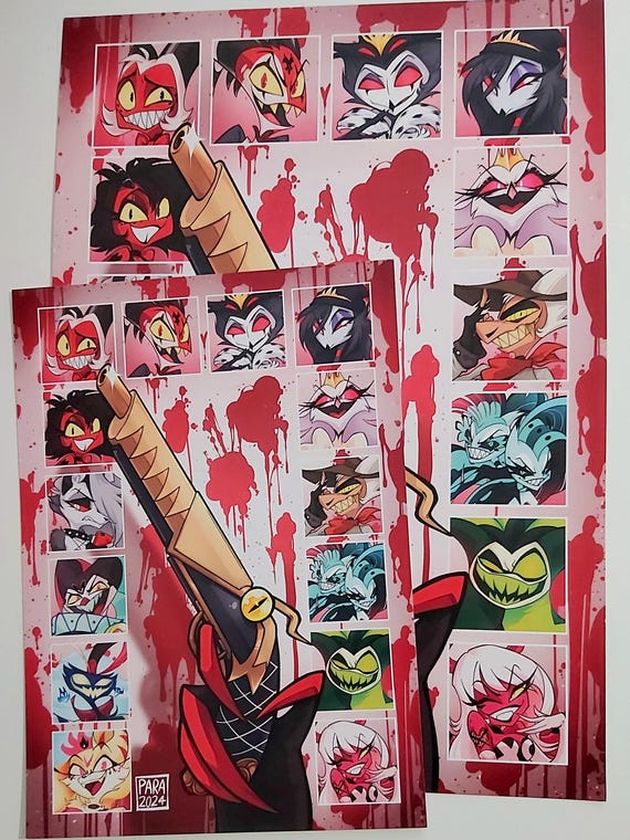 HELLUVA BOSS Poster A3 Large - Etsy