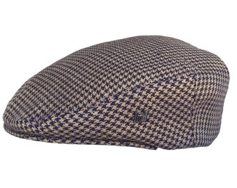 Headchange Made In USA 100% Linen Ivy Scally Cap - Classic 5-Point Driver Hat For Spring & Summer
