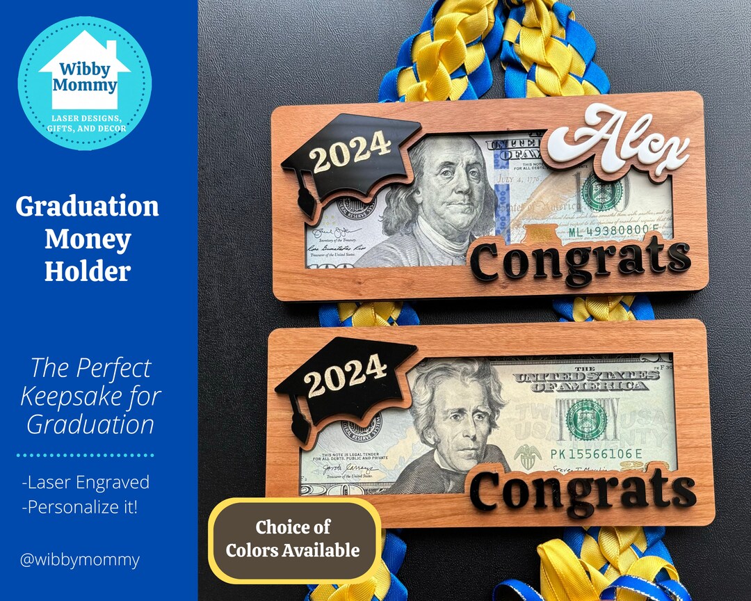 Graduation Money Holder 2025 - Personalized Graduation Gifts Money