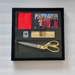 Personalized Ribbon Cutting Ceremony Momento Box Kit - Engraved Laser ...