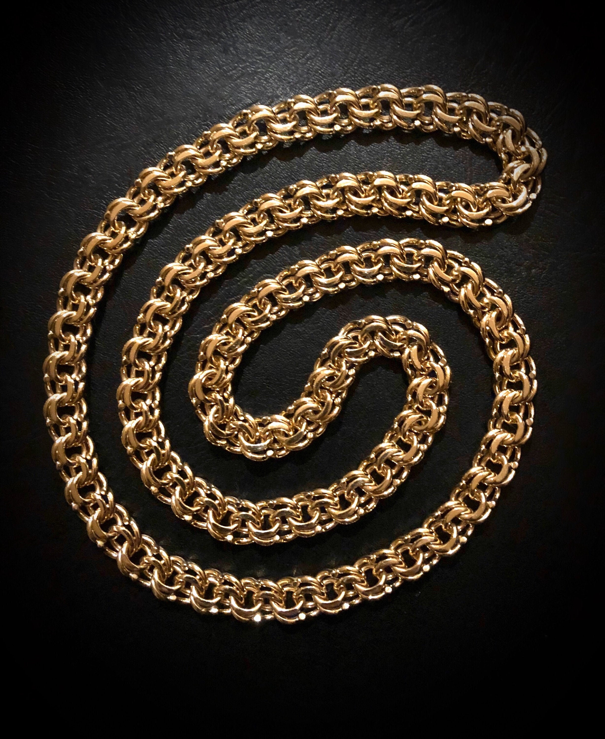 Custom Handmade Gold Chain Unisex 