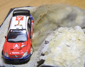 Rally Diorama 1/43 scale Loeb Cyprus Citroen Xsara Art Piece WRC