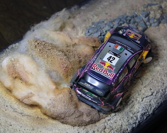 Rally Diorama 1/43 scale Breen Rally Acropolis Ford Puma Rally 1 Art Piece WRC
