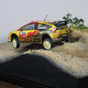 Rally Diorama 1/43 scale Solberg Rally Turkey Citroen C4 Art Piece WRC