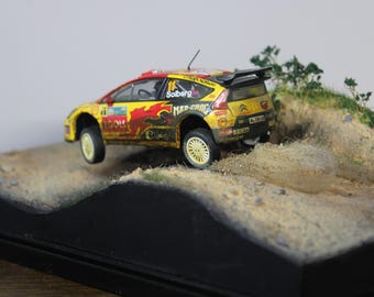 Rally Diorama 1/43 Scale Solberg Rally Turkey Citroen C4 Art Piece