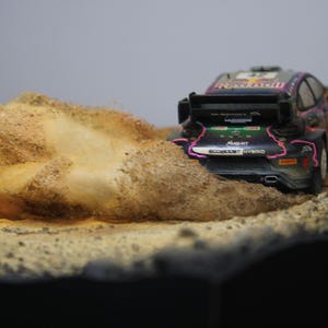 Rally Diorama 1/43 scale Breen Rally Acropolis Ford Puma Rally 1 Art Piece WRC