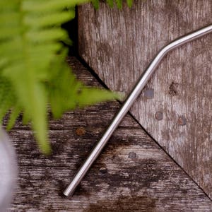 New Zealand Made Stainless Steel Reusable straws 2pk image 6
