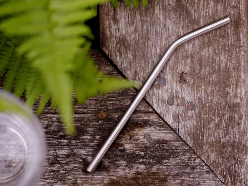 New Zealand Made Stainless Steel Reusable straws 2pk image 6