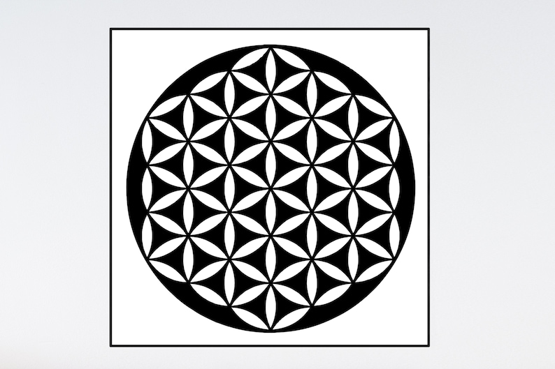 SVG Flower seed of life sacred geometry spiritual | Etsy
