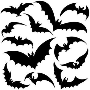 BATS, svg, halloween, cricut, glowforge, silhouette, spooky, tshirt, decor, logo, vampire, vinyl, black friday, haunted house, engrave, fall