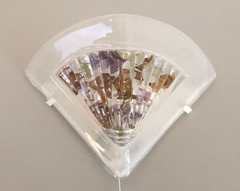 Murano Glass Triangle Design Single Wall Lamp, 1970s, Germany