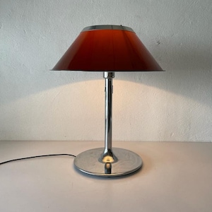Rare Chrome Table Lamp by Ateljé Lyktan, Sweden, 1970s