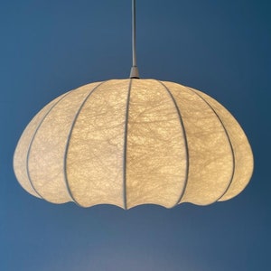 Flower design Cocoon Pendant Lamp by Goldkant, 1960s, Germany