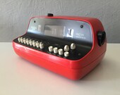 SABA Pro rc 11 electronic flip clock - radio - Pop Art - 70s Germany