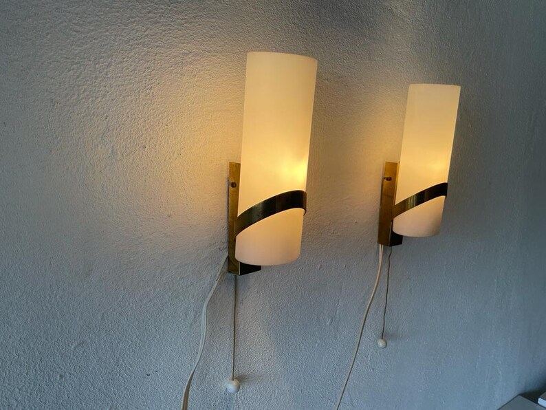 Mid-Century Pair of Sconces by Stilnovo, 1950s, Italy image 10