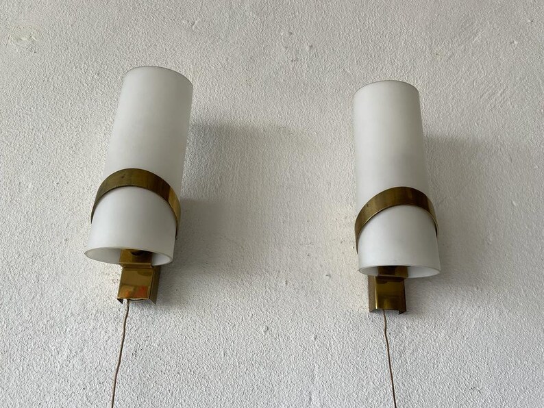 Mid-Century Pair of Sconces by Stilnovo, 1950s, Italy image 9