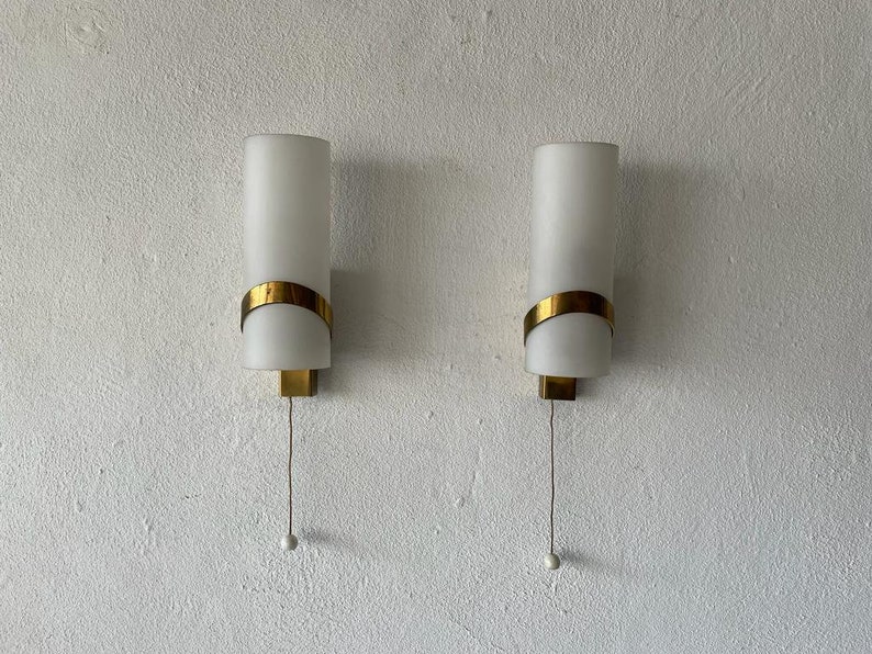 Mid-Century Pair of Sconces by Stilnovo, 1950s, Italy image 6