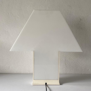 White Plexiglass Table Lamp by Mario Barbaglia & Marco Colombo for PAF Studio, 1980s, Italy